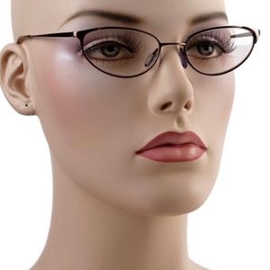 3 X OLIVER PEOPLES Roxana Eyeglasses ~ Burgundy